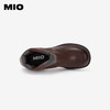 MIO米奥冬季新款单靴厚底复古英伦切尔西靴中筒烟筒靴短靴女M235634002 商品缩略图2
