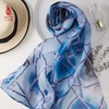 SAINTJOY/上久楷夏季真丝长巾 桑蚕丝  落花韵  CJS22077 商品缩略图8