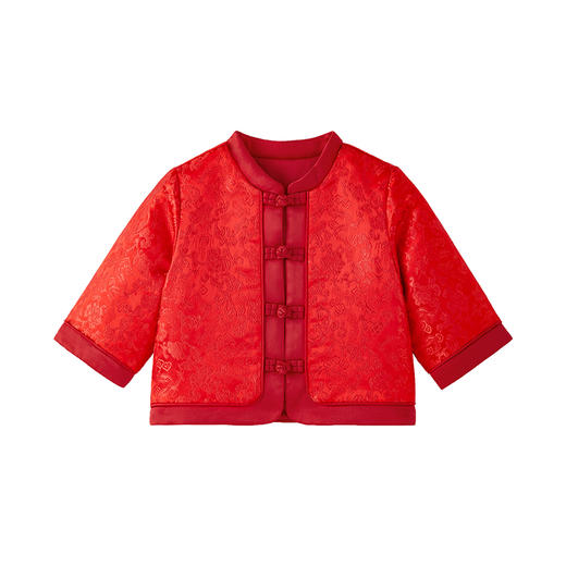 【商场同款】英氏童装秋冬款夹棉新国风喜庆外套休闲上装 商品图4