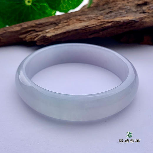 派瑞翡翠 翡翠手镯 糯种 浅紫 商品图3