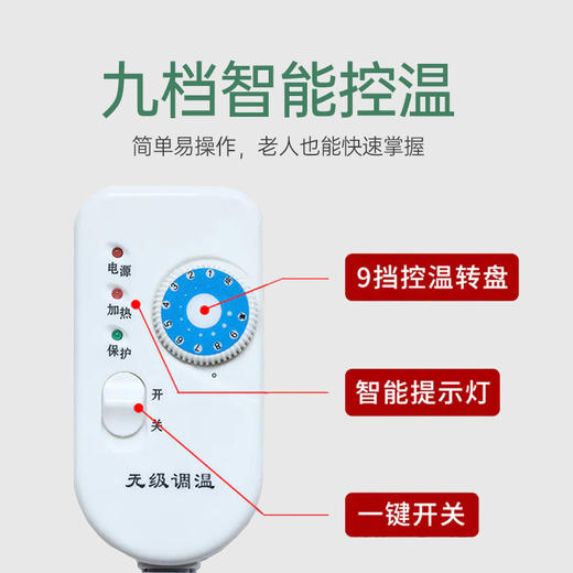 电加热艾灸宝 暖腹护腰 精选优质艾绒 持久温热 暖腹暖身 9档控温 全身可用 商品图2