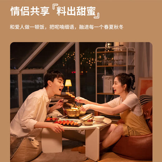 松下（Panasonic） 聚嗨盘mini版电烤盘多功能料理烧烤盘烤肉盘烧 NF-X1-N 香槟金 聚嗨盘mini版 商品图5