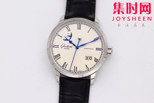 新升级版‼️采用纯进口机芯，GL格拉苏蒂参议员大日历 大窗口真月相功能 商品图0