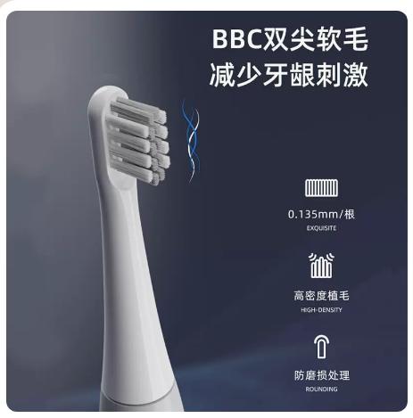 （会员生肖翻翻看）联想声波电动牙刷A2 智能声波震动 软毛成人款 三档模式 白色 礼物送女友送男友官网官方旗舰正品 商品图3