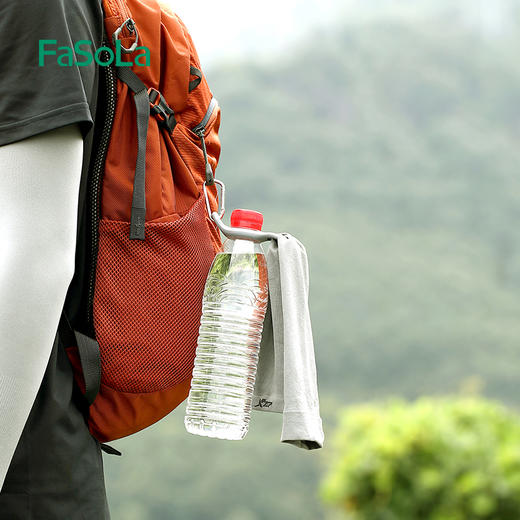 FaSoLa户外水瓶扣水壶饮料瓶矿泉水瓶扣登山便携挂扣腰带背包挂钩 商品图2