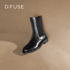 Dfuse迪芙斯冬季新品季新款牛皮圆头拉链休闲切尔西短靴DF34116005 商品缩略图10