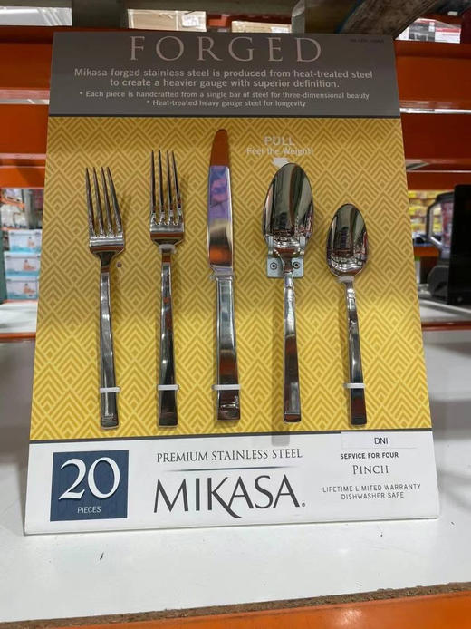 超值特价🔥360元/20件装！Mikasa顶级高端餐具品牌！餐刀叉勺套装20件套装🍴 商品图0