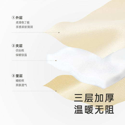 英氏儿童套装秋冬加厚仿羊羔绒保暖套装女童新国风 商品图2