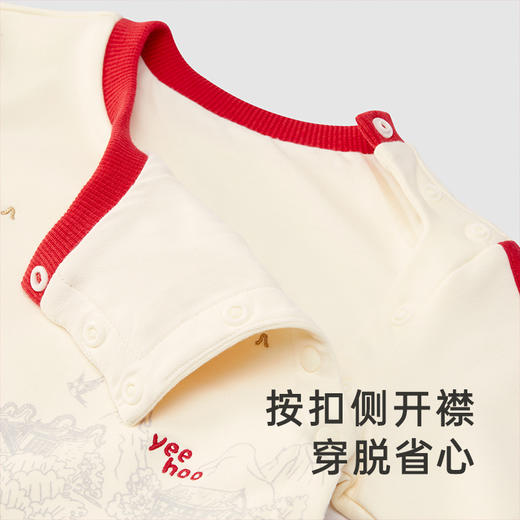 [清仓秒杀]【商场同款】英氏男女宝宝哈衣新国风保暖连体衣秋冬保暖衣服 商品图2