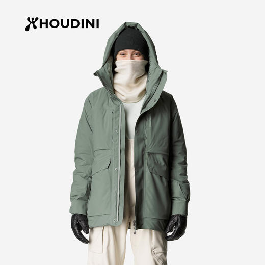 HOUDINI胡丁尼Fall inJacket立秋女户外冬保暖P棉服防寒外套夹克 820003 商品图8