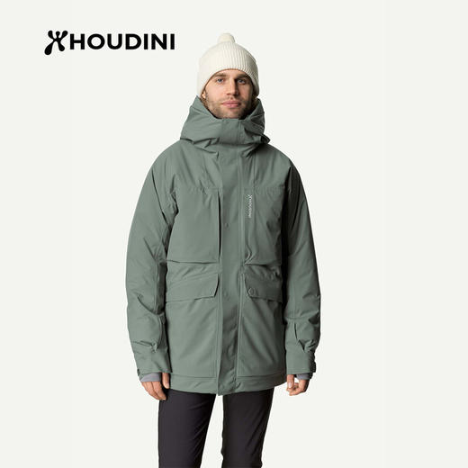 HOUDINI胡丁尼 Fall in Jacket 立秋户外男款保暖棉服带帽外套820008 商品图3