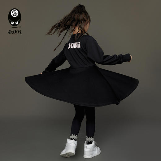 【23秋上新】jokii潮牌童装『舞秋月』秋款儿童女洋气连衣裙潮酷[福利品] 商品图3