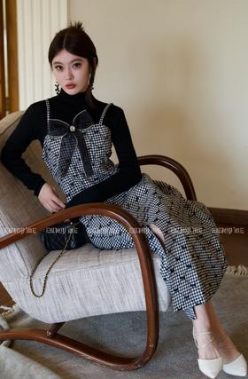 【门店同款】秋季羊毛名媛打底两件套 154458364