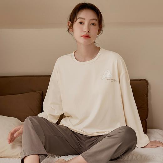 康妮雅春秋款女式长袖长裤套头套装 商品图0