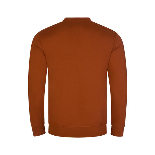 EMPORIO ARMANI 阿玛尼 男士字母徽标印花长袖卫衣 橘色 8N1MR6 1JRIZ 0257 商品图1