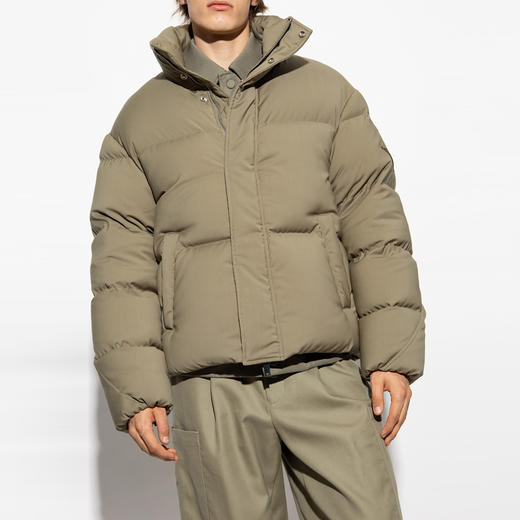 EMPORIO ARMANI 阿玛尼 男士绗缝拉链羽绒服 绿色 6R1B6R 1NZ7Z 0544 商品图1