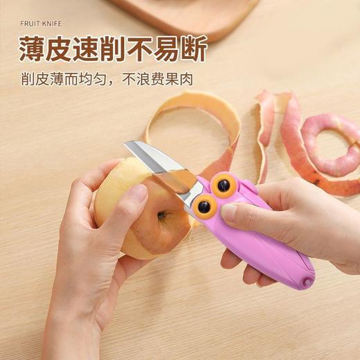 水果刀家用二合一瓜果削皮折叠小刀辅食宿舍多功能便携小鸟迷你刀 商品图6