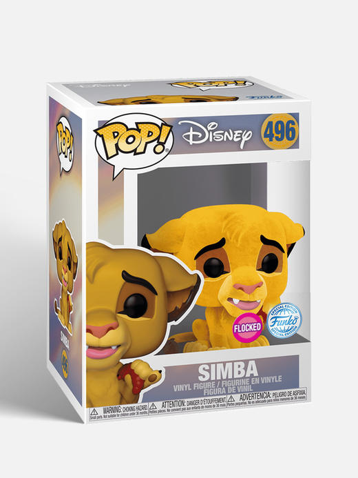 POP Disney Lion King Simba迪士尼狮子王辛巴植绒款限定款手办 74130 商品图3
