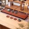 【样品特惠3.5折，仅1件，无货退款】祥福浮月现代纯天然高端重竹家用干泡台茶台茶具托盘茶海茶几茶盘（88*25*3.5cm）【不支持补差，非质量问题不退不换】S 商品缩略图2