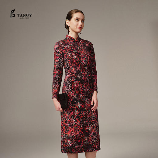 TANGY Collection天意高端2023秋季新品商场同款女士连衣裙 商品图0