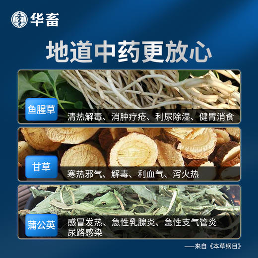 【积分兑换】华畜荆防本草纲2kg 清热解毒 泻火通便 中药抗病毒增免疫 禽畜通用 商品图2