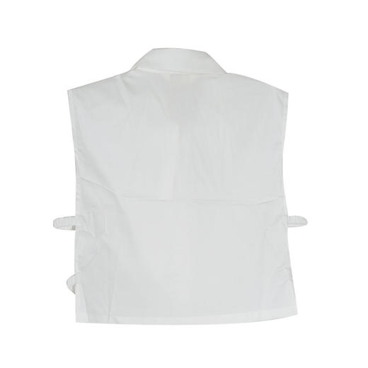 VIVIAN LIU薇薇安刘 R2343017秋女装新款尖领单排扣假领背心 商品图1