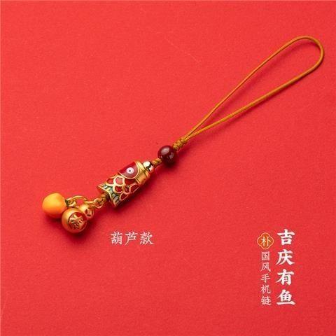 国风好运锦鲤国潮逢考必过手机挂件女汽车钥匙链送礼物 商品图8