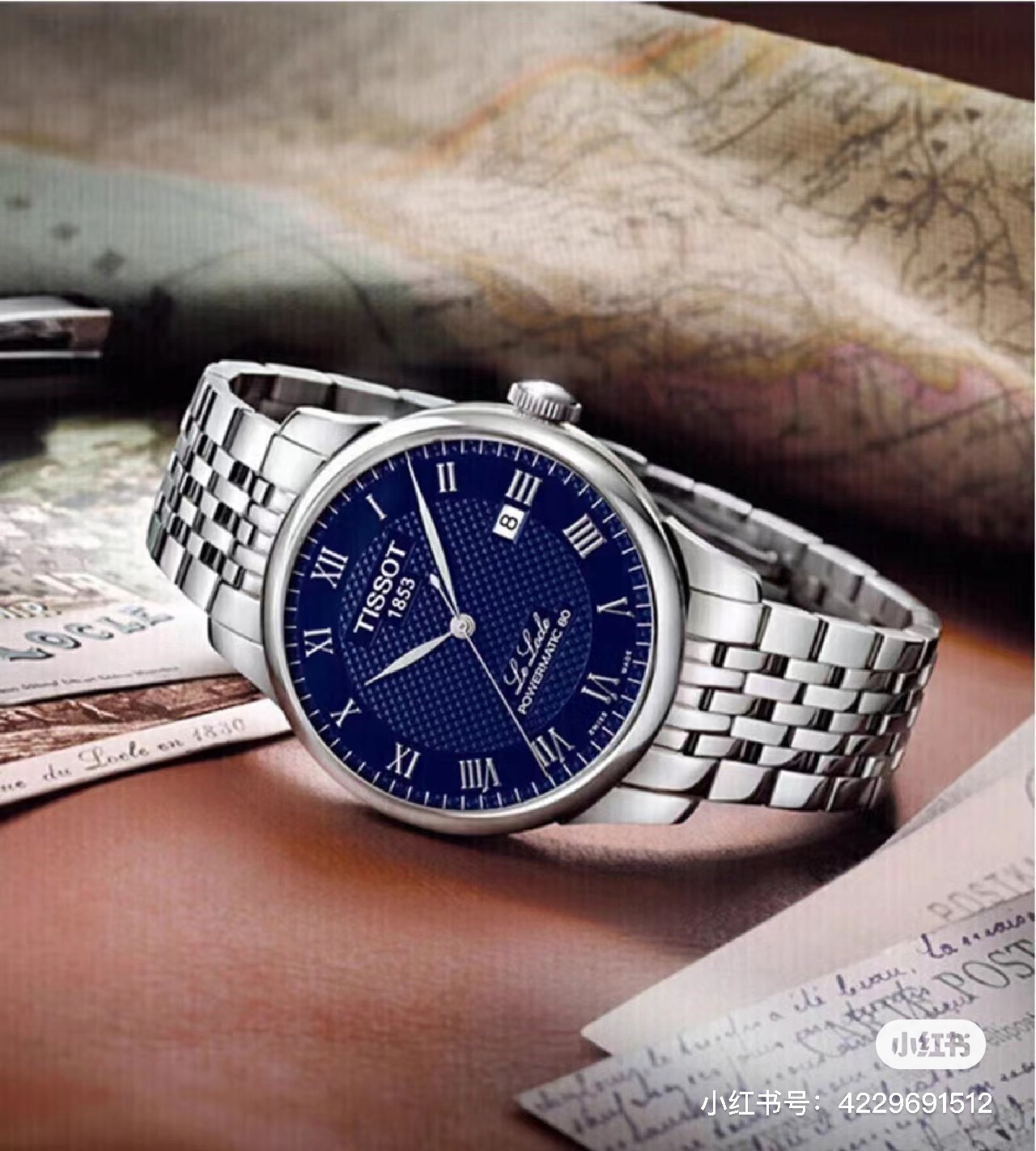 天梭 力洛克男款系列腕表型号：T0064071104300