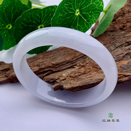派瑞翡翠 翡翠手镯 糯种 浅紫 商品图0