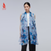 SAINTJOY/上久楷夏季真丝长巾 桑蚕丝  落花韵  CJS22077 商品缩略图5