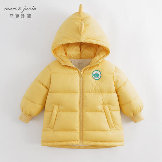 【三防】马克珍妮冬装新款男童小恐龙加厚保暖中长款羽绒服231521 商品图2