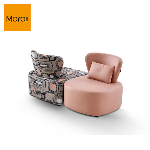 爱依瑞斯  莫拉系列  20MOY057侣  布单椅 商品图3