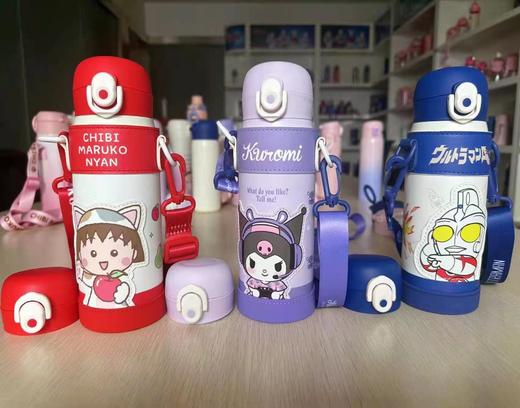 米仑熊奥特曼樱桃小丸子库洛米新款双盖保温杯礼盒ZJ 商品图10