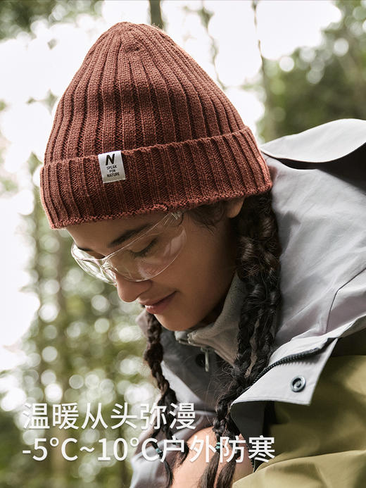 羊毛保暖针织帽 商品图1