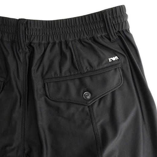 EMPORIO ARMANI 阿玛尼 男士尼龙刺绣徽标休闲运动裤 黑色 6R1PP7 1JNYZ 0999 商品图2