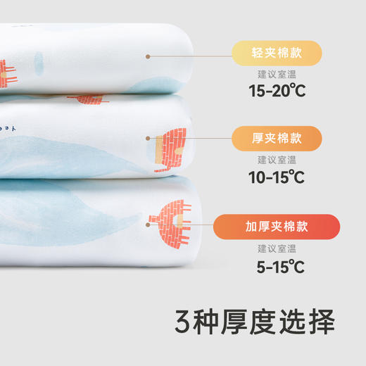 英氏婴儿睡袋春秋夏款宝宝恒温儿童分腿防踢袋四季通用 商品图4