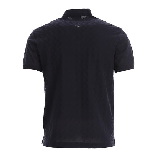 EMPORIO ARMANI 阿玛尼 男士棉质徽标贴花短袖polo衫 深蓝色 3R1F71 1JGYZ 09J3 商品图2