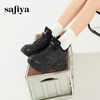 Safiya/索菲娅2023秋冬新品 潮酷炸街显脚小加绒厚底增高老爹鞋 SF34112079 商品缩略图2