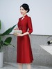 修身礼服婚宴旗袍敬酒复古改良日常装HYX-23-202 商品缩略图1