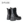 Dfuse迪芙斯冬季新款圆头经典系带马丁靴厚底短靴DF34116001/DF34118001 商品缩略图7