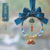 汽车挂件车内吊饰招财水晶鹿保平安蝴蝶结车挂时尚女神后视镜 商品缩略图7
