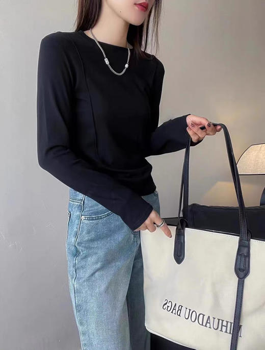 细绒棉鱼骨T 商品图2