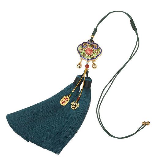 国风汽车挂件车内吊饰如意平安锁男士女款手工装饰复古 商品图7