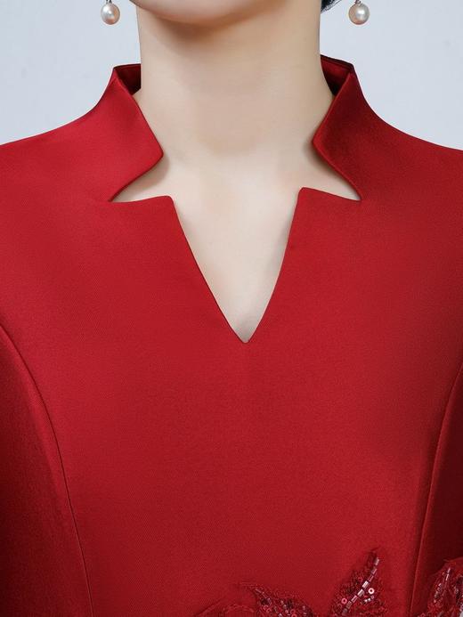 修身礼服婚宴旗袍敬酒复古改良日常装HYX-23-202 商品图2