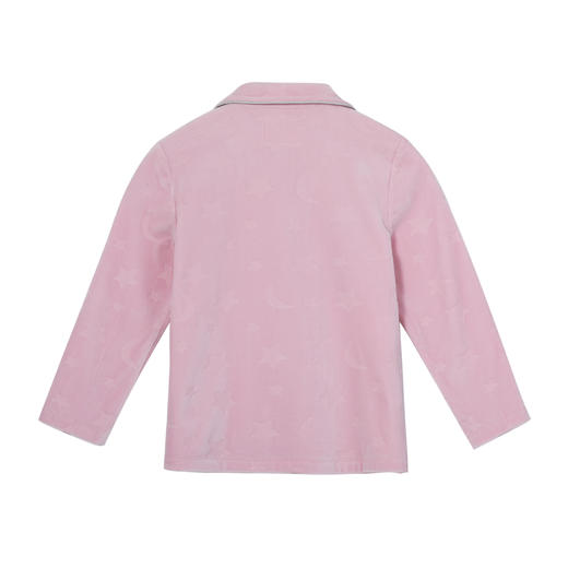 【超暖绒】SCHIESSER德国舒雅女童家居暖绒绒套装竖条纹压花超暖绒温暖轻薄3F/21402H 商品图2