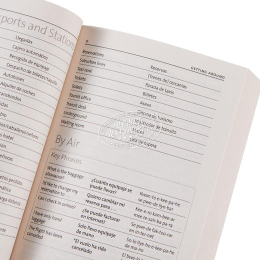 【中商原版】PENGUIN SPANISH PHRASEBOOK 西班牙语短语手册第四版（企鹅短语书库） 西班牙语学习原版图书教材教辅参考工具书 商品图3