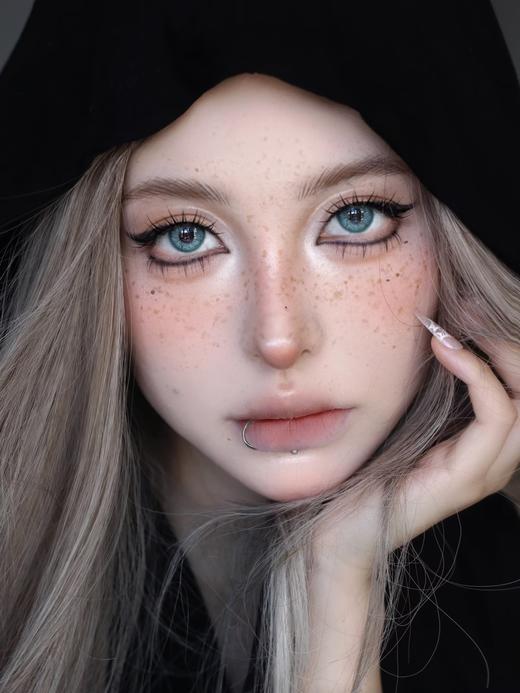 Woolilens旗下 | 菜篮子&老佛爷 14.2mm白狮参考着色中等直径| 半年抛 商品图6