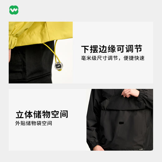 完型山系户外夹克徒步运动休闲连帽夹克男女款 商品图3