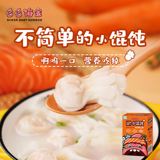 三文鱼胡萝卜馄饨140g 商品图0