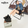 Safiya/索菲娅2023秋冬新品 潮酷炸街显脚小加绒厚底增高老爹鞋 SF34112079 商品缩略图3